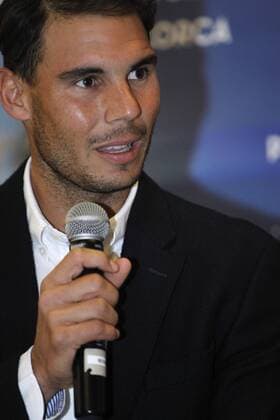 Tennis, Rafael Nadal Pressekonferenz in Madrid Spanish tennis player Rafa Nadal during a press conference PK Pressekonferenz during an sponsor act organizated by the Tennis Championship of the Rafa Academy of Movistar in Madrid, Spain on 29 November 2016. Spanish tennis player Rafa Nadal !ACHTUNG: NUR REDAKTIONELLE NUTZUNG!  20161129-636160397175226690