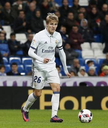 Second Leg match of the Spanish King s Cup Last 32 played between Real Madrid and Cultural Leonesa. In this picture, Odegaard. xPABLOxMORENOxARRIEROx 