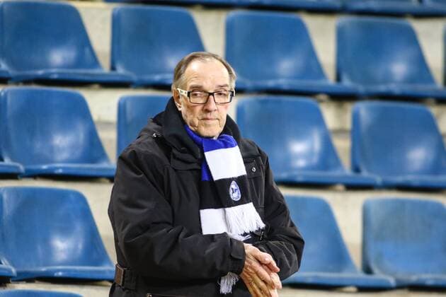 Arminias Präsident Hans Laufer Fussball, DFB-Pokal der Frauen, DSC Arminia Bielefeld – VfL Wolfsburg, xygx