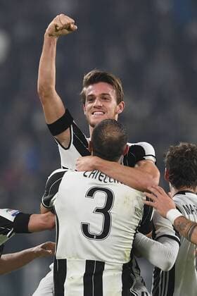 Fußball, Juventus Turin - Atalanta Bergamo Mg Torino 03 12 2016 - campionato di calcio serie A Juventus-Atalanta: Torjubel Daniele Rugani 