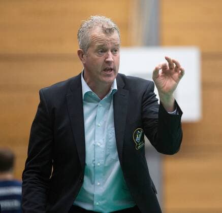 Friedrichshafen-Trainer Vital HEYNEN (FN). Volleyball, TSV Herrsching (HER) - VfB Friedrichshafen (FN), Bundesliga, 7.Spieltag, Saison 2016 2017, am 03.12.2016 in Herrsching N I K O L A U S H A L L E Deutschland. x20161203_111x