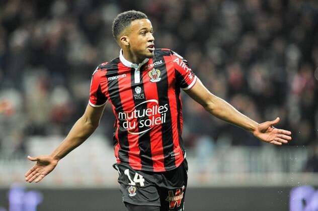 14 ALASSANE PLEA (nice) - JOIE FOOTBALL : Nice vs Toulouse - Ligue 1 - 04 12 2016 FEP Panoramic 