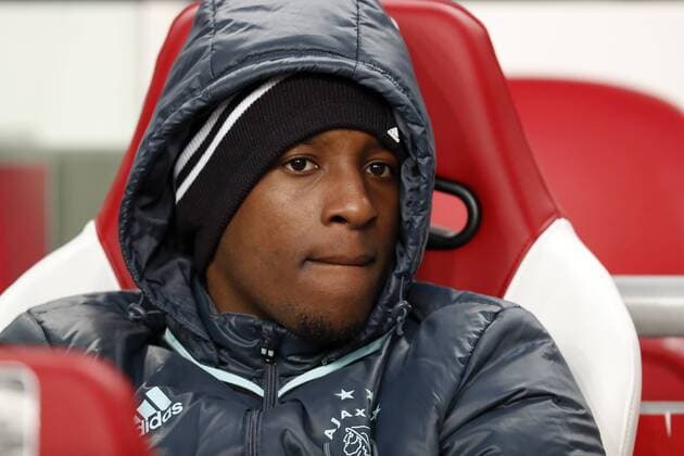 Riechedly Bazoer of Ajax on the benchduring the Dutch Eredivisie match between Ajax Amsterdam and FC Groningen at the Amsterdam Arena on December 04, 2016 in Amsterdam, The Netherlands Ajax Amsterdam v FC Groningen Dutch Eredivisie 2016 2017 xVIxxIVx 6707164