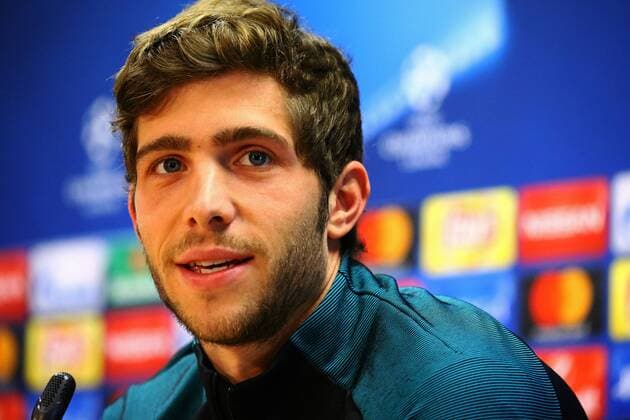 BARCELONA -december 05- SPAIN: FC Sergi Roberto during the press conference PK Pressekonferenz after the training before the Champions League match against Borussia Moenchengladbach, held in the Ciutat Esportiva Joan Gamper, on december 05, 2016. Photo: Mikel Trigueros Urbanandsport Condon Press  xMikelxTrigueros Urbanandsportx xFC-BARCELONA-TRAININGx