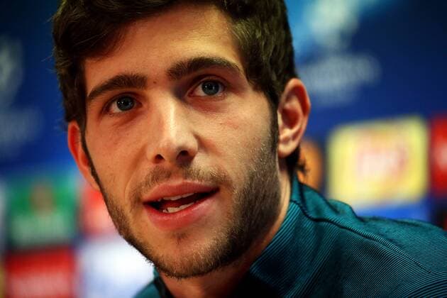 BARCELONA -december 05- SPAIN: FC Sergi Roberto during the press conference PK Pressekonferenz after the training before the Champions League match against Borussia Moenchengladbach, held in the Ciutat Esportiva Joan Gamper, on december 05, 2016. Photo: Mikel Trigueros Urbanandsport Condon Press  xMikelxTrigueros Urbanandsportx xFC-BARCELONA-TRAININGx
