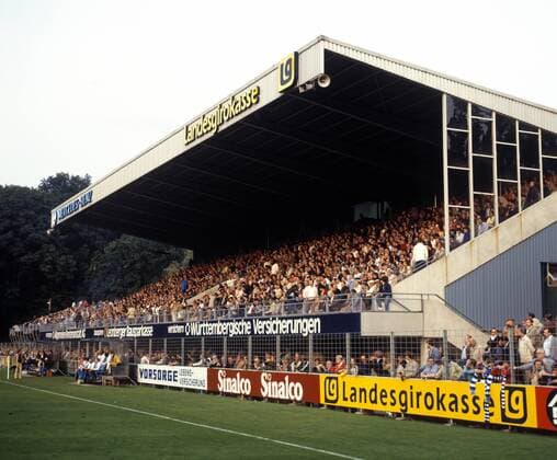Fußball, Stadiongeschichte Stuttgarter Kickers Kickers Stadion, Heimspielstätte der Stuttgarter Kickers