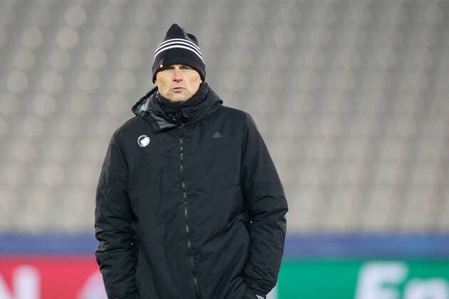 Fußball, CL, FC Kopenhagen Training Kobenhavn s head coach Stale Solbakken pictured during a training session of Danish soccer team FC Kopenhagen, Tuesday 06 December 2016, in Brugge. Tomorrow Club Brugge is playing the sixth and last game of the group stage, in the group G of the Champions League competition against Danish club Kopenhagen. BRUNOxFAHY  x04991697x