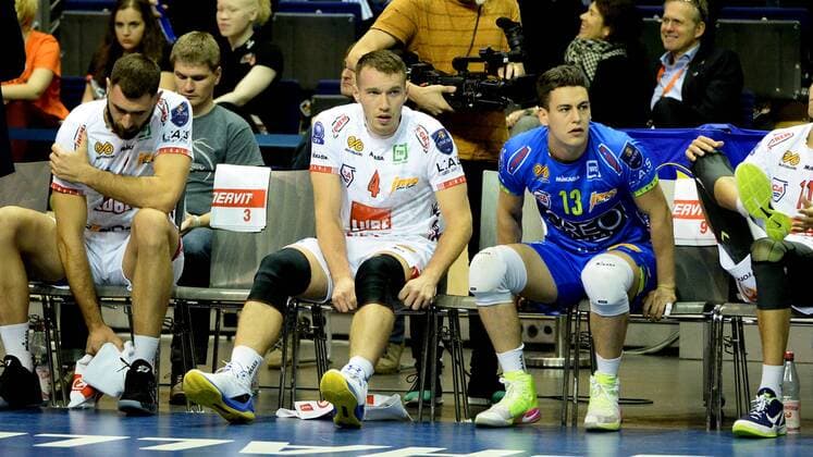 Volleyball, Herren, Saison 2016 17 CEV Champions League, 1. Spieltag, BR Volleys - Cucine Lube Civitanova, Denys Kaliberda (Nr. 4, Cucine Lube Civitanova) spielt in der Jugend in Berlin, 06.12.16,