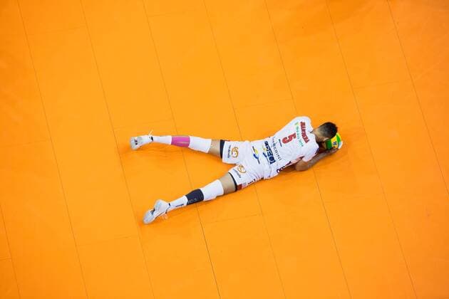 Berlin, Deutschland, 06.12.2016: Volleyball CEV Championsleague Saison 2016 2017 - Berlin Recycling Volleys - Cucine Lube Civitanova. Osmany Juantorena (Lube 5)