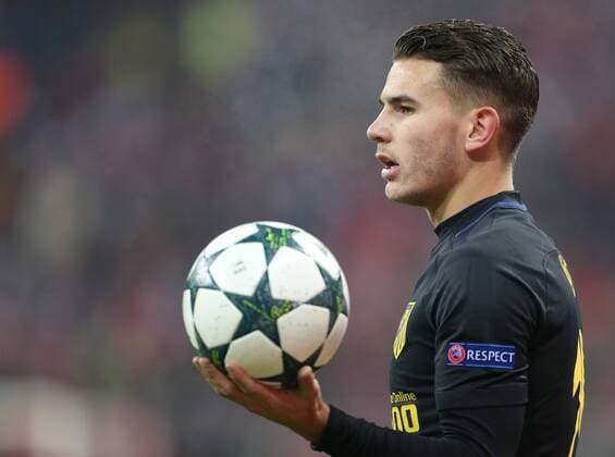 SOCCER - CL, Bayern vs Madrid MUNICH,GERMANY,06.DEC.16 - SOCCER - UEFA Champions League, group stage, FC Bayern Muenchen vs Atletico Madrid. Image shows Lucas Hernandez (Atletico). GEPAxpictures xThomasxBachun