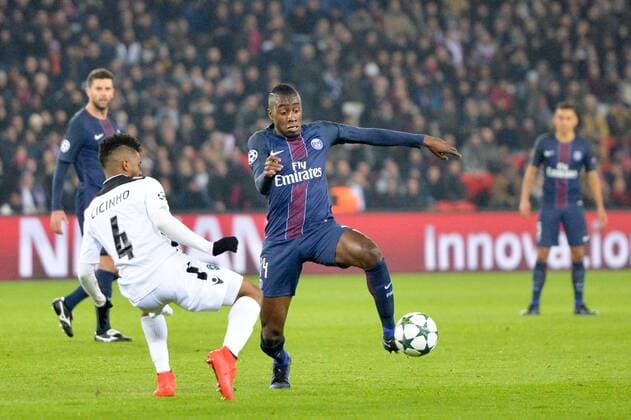 Fußball, CL, Paris St. Germain - Ludogorez Rasgrad 14 BLAISE MATUIDI (psg) - Paris, Frankreich - Fussball, Champions League, Paris Saint Germain PSG vs. PFC Ludogorets Razgrad - 06 12 2016 AnthonyBIBARD FEP Panoramic 