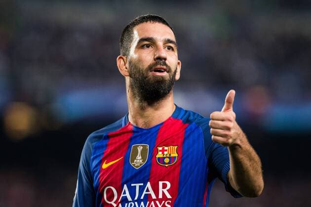 Themen der Woche - SPORT Bilder des Tages - SPORT Fußball, CL, FC Barcelona - Borussia Mönchengladbach, Hattrick von Arda Turan FC Barcelona Barca s Arda Turan during Champions League match between Futbol Club Barcelona and VfL Borussia Mönchengladbach at Camp Nou Stadium in Barcelona , Spain. December 06, 2016.  (20161206008)