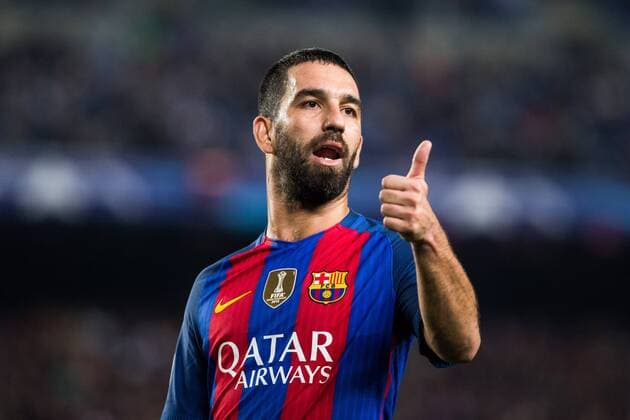 Fußball, CL, FC Barcelona - Borussia Mönchengladbach FC Barcelona Barca s Arda Turan during Champions League match between Futbol Club Barcelona and VfL Borussia Mönchengladbach at Camp Nou Stadium in Barcelona , Spain. December 06, 2016.  (20161206009)