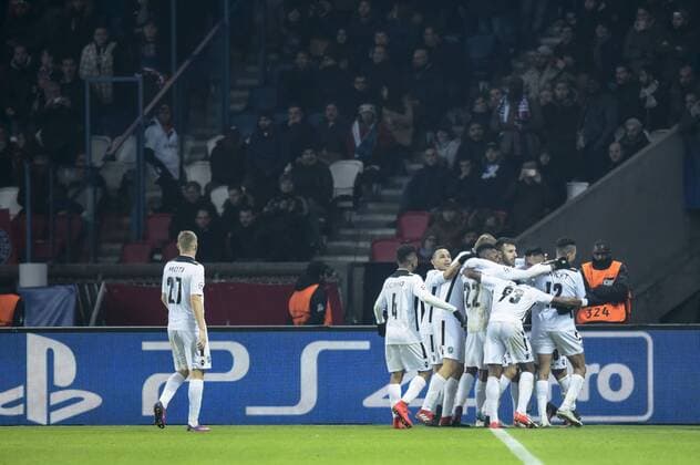 Fußball, CL, Paris St. Germain - Ludogorez Rasgrad Wanderson Cristaldo Farias ( Ludogorets ) FOOTBALL : Paris Saint Germain vs Ludogorets - Champions League - Paris - 06 12 2016 FedericoPestellini Panoramic 
