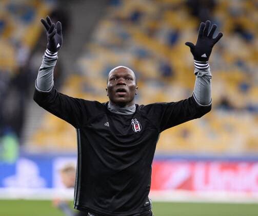 UEFA Champions League Group B match between Dynamo Kiev and Besiktas at NSK Olympiyskiy Stadium in Kiev , Ukraine , December 06 , 2016. Final Score : Dynamo Kiev 6 - Besiktas 0 Pictured of Besiktas and of Dynamo Kiev. 