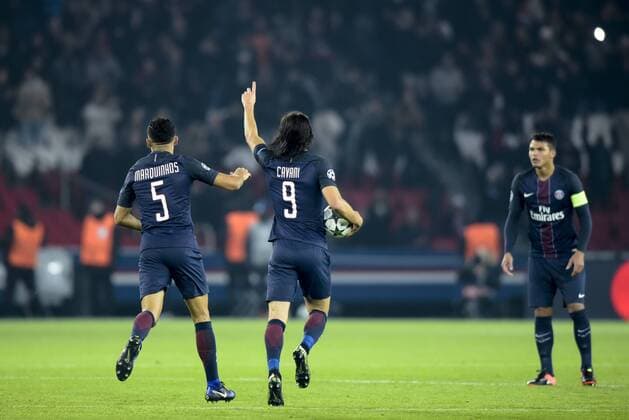 Edinson Cavani ( PSG ) FOOTBALL : Paris Saint Germain vs Ludogorez Rasgrad - Champions League - Paris - 06 12 2016 FedericoPestellini Panoramic 