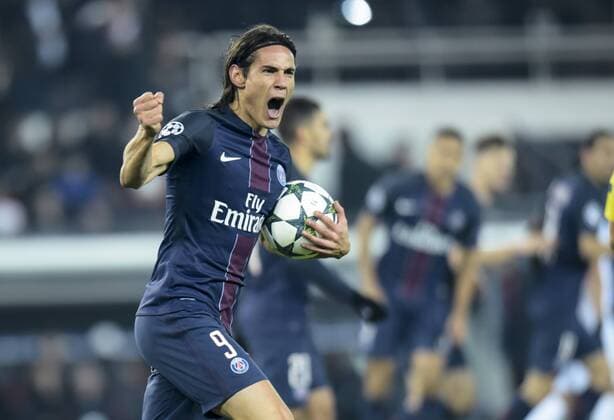 Edinson Cavani ( PSG ) FOOTBALL : Paris Saint Germain vs Ludogorez Rasgrad - Champions League - Paris - 06 12 2016 FedericoPestellini Panoramic 