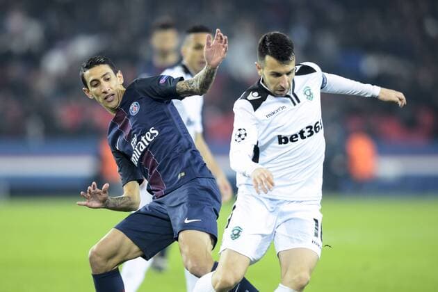 Fußball, CL, Paris St. Germain - Ludogorez Rasgrad Angel Di Maria ( PSG ) FOOTBALL : Paris Saint Germain vs Ludogorez Rasgrad - Champions League - Paris - 06 12 2016 FedericoPestellini Panoramic 