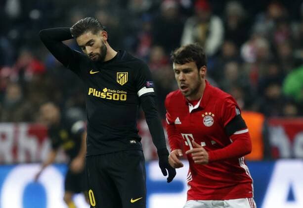 Champions League match between FC Bayern Munich and Atletico Madrid. In this picture, Carrasco dejected. xPabloxGarciax 