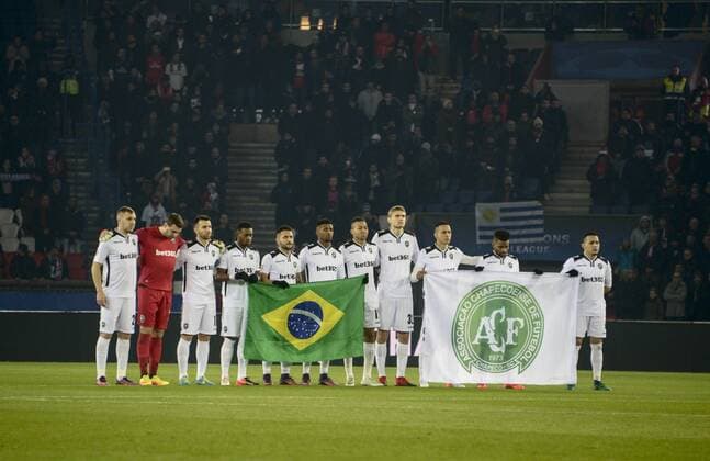 Team Ludogorets FOOTBALL : Paris Saint Germain vs Ludogorez Rasgrad - Champions League - Paris - 06 12 2016 FedericoPestellini Panoramic 