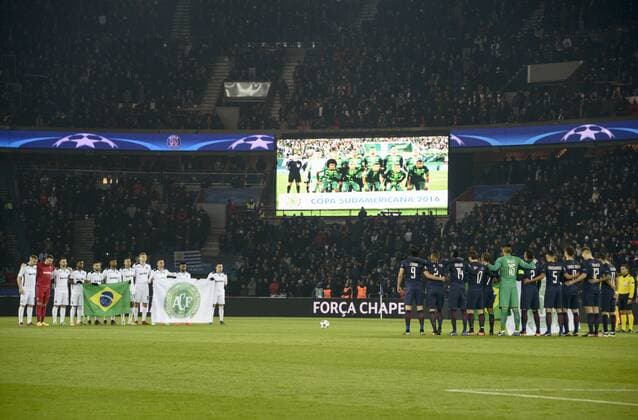 Team PSG - Team Ludogorets FOOTBALL : Paris Saint Germain vs Ludogorez Rasgrad - Champions League - Paris - 06 12 2016 FedericoPestellini Panoramic 