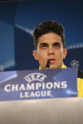 Marc Bartra (Borussia Dortmund 5), Pressekonferenz , Real Madrid - Borussia Dortmund, UEFA Champions League, Fussball, 06.11.2016, Madrid Copyright: xLangerx xEibner-Pressefotox EP_HLR