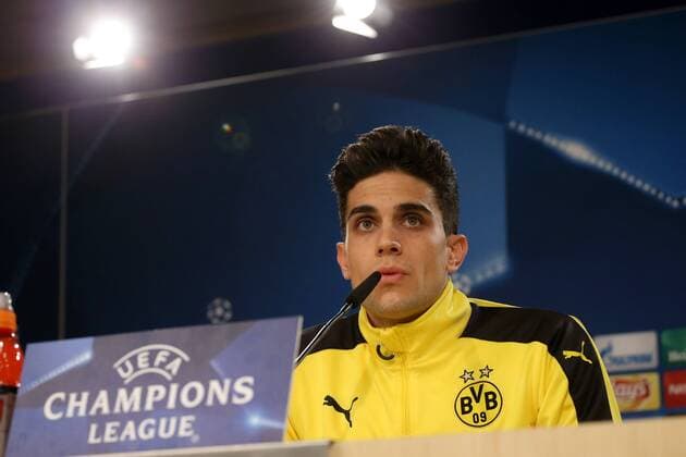 Marc Bartra (Borussia Dortmund 5), Pressekonferenz , Real Madrid - Borussia Dortmund, UEFA Champions League, Fussball, 06.11.2016, Madrid Copyright: xLangerx xEibner-Pressefotox EP_HLR