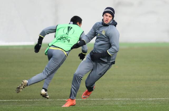 Anderlecht s Jorn Vancamp pictured during a training session of Belgian soccer team RSC Anderlecht in Brussels, Wednesday 07 December 2016. Tomorrow Anderlecht is playing the sixth and last game in the group stage (group C) of the UEFA Europa League competition against French club AS Saint-Etienne. Anderlecht is leader of the group and already qualified for the next stage. VIRGINIExLEFOUR  x04992000x