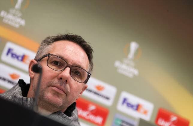 SOCCER - UEFA EL, Rapid vs Bilbao, preview VIENNA,AUSTRIA,07.DEC.16 - SOCCER - UEFA Europa League, group stage, SK Rapid Wien vs Athletic Club Bilbao, preview, press conference PK Pressekonferenz of Rapid. Image shows head coach Damir Canadi (Rapid). GEPAxpictures xPhilippxBrem