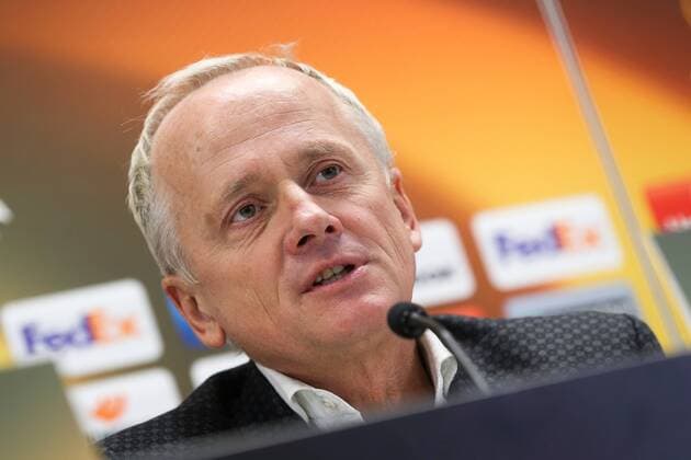 SOCCER - UEFA EL, Rapid vs Bilbao, preview VIENNA,AUSTRIA,07.DEC.16 - SOCCER - UEFA Europa League, group stage, SK Rapid Wien vs Athletic Club Bilbao, preview, press conference PK Pressekonferenz of Rapid. Image shows Andy Marek (Rapid). GEPAxpictures xPhilippxBrem