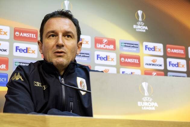 Standard s head coach Aleksandar Jankovic pictured during a press conference PK Pressekonferenz of Belgian soccer team Standard de Liege in Liege, Wednesday 07 December 2016. Tomorrow Belgian club Standard de Liege is playing the sixth and last game of the group stage (group G) of the Europa League competition against Dutch club Ajax Amsterdam. NICOLASxLAMBERT  x04992619x