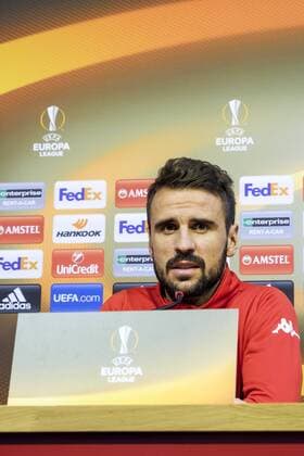 Standard s Orlando Sa pictured during a press conference PK Pressekonferenz of Belgian soccer team Standard de Liege in Liege, Wednesday 07 December 2016. Tomorrow Belgian club Standard de Liege is playing the sixth and last game of the group stage (group G) of the Europa League competition against Dutch club Ajax Amsterdam. NICOLASxLAMBERT  x04992628x