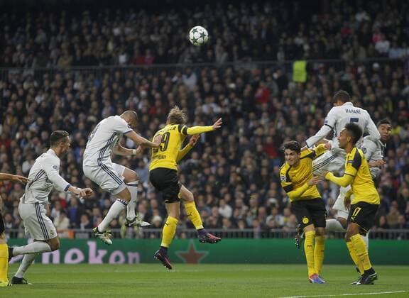 Soccer match between Real Madrid and Borussia Dortmund of the 2016 2017 Champions League, held at the Santiago Bernabeu stadium, in Madrid, December 7, 2016. Photo by J. Luis Cuesta 261 Cordon Press.  xJosexLuisxCuestax xx