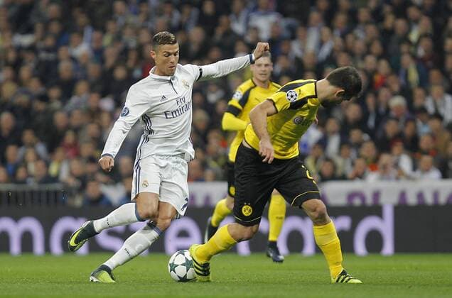 Soccer match between Real Madrid and Borussia Dortmund of the 2016 2017 Champions League, held at the Santiago Bernabeu stadium, in Madrid, December 7, 2016. Photo by J. Luis Cuesta 261 Cordon Press. Cristiano Ronaldo  xJosexLuisxCuestax xx