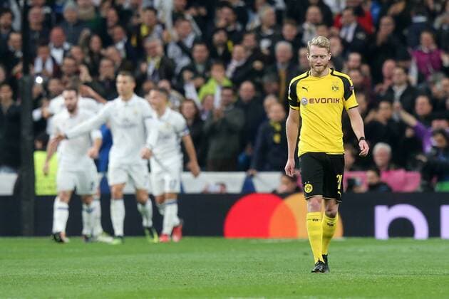 Andre Schuerrle (Borussia Dortmund 21) frustriert, Real Madrid - Borussia Dortmund, UEFA Champions League, Fussball, 07.12.2016, Madrid Copyright: xLangerx xEibner-Pressefotox EP_HLR