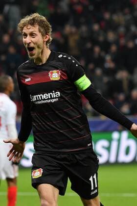 GER, Bayer 04 Leverkusen (GER) vs. AS Monaco (FRA) 07.12.2016, BayArena, Leverkusen, Gruppe E, GER, Bayer 04 Leverkusen (GER) vs. AS Monaco (FRA) im Bild: freut sich über das 2:0 Stefan Kiessling (Leverkusen 11), nordphotox xMeuter