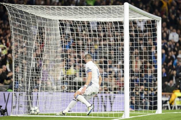 Fußball, CL, Real Madrid - Borussia Dortmund Real Madrid s Karim Benzema during the UEFA Champions League match between Real Madrid and Borussia Dortmund at Santiago Bernabeu Stadium in Madrid, Spain. December 07, 2016.  (20161207017)