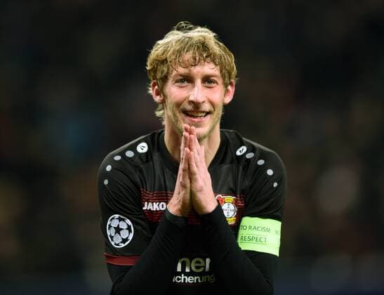 Championsleague: Bayer 04 Leverkusen - AS Monaco 07.12.2016. Stefan Kießling (LEV) faltet die Hände. HM