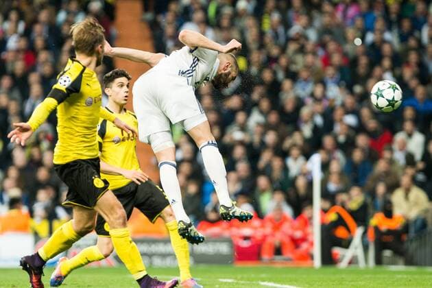 Fußball, CL, Real Madrid - Borussia Dortmund Real Madrid s Karim Benzema during Champions League match between Real Madrid and Borussia Dortmund at Santiago Bernabeu Stadium in Madrid , Spain. December 07, 2016.  (20161207003)