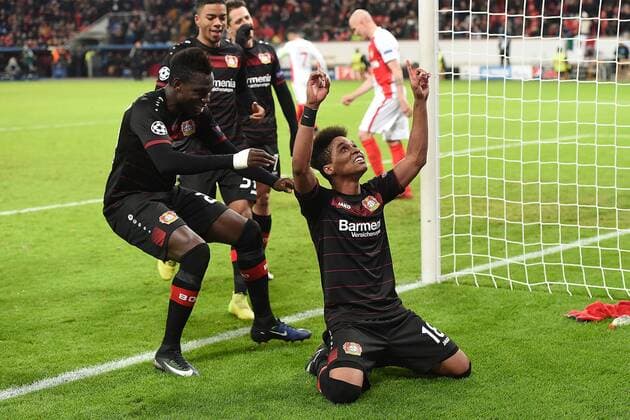 Bilder des Tages - SPORT Fußball Champions League Gruppenphase 6. Spieltag Bayer Leverkusen - AS Monaco am 07.12.2016 in der BayArena in Leverkusen Torjubel zum 3:0 durch Wendell ( Leverkusen ) xRx