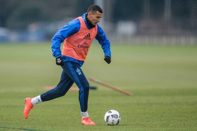 Deutschland, Hamburg , Volkspark Stadion, Fussball, 1. Bundesliga, Saison 2016 2017 , Training des Hamburger SV , Nabil Bahoui (HSV)