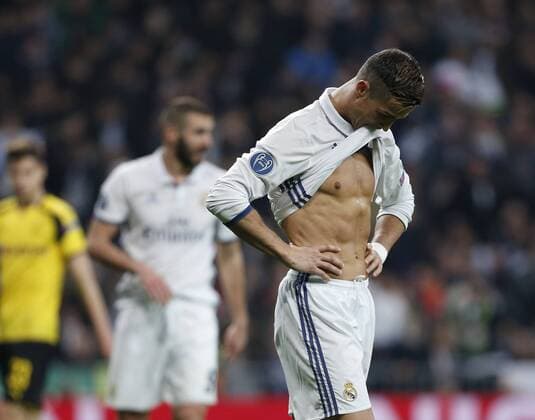 Themen der Woche - SPORT Bilder des Tages - SPORT Champions League match played between Real Madrid and Borussia Dortmund. In this picture, Cristiano Ronaldo. xChemaxReyx 