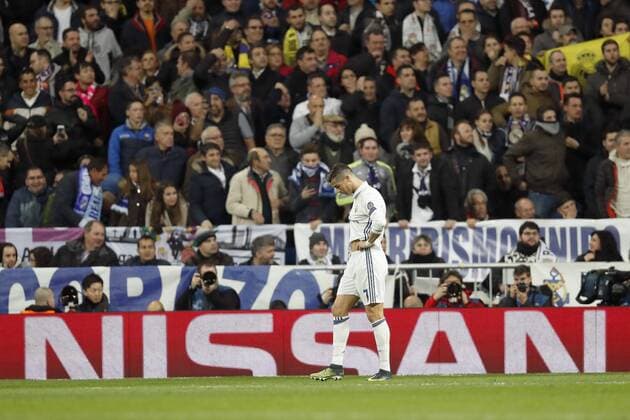 Cristiano Ronaldo of Real Madridduring the UEFA Champions League group F match between Real Madrid and Borussia Dortmund on December 07, 2016 at the Santiago Bernabeu stadium in Madrid, Spain. Real Madrid v Borussia Dortmund UEFA Champions League 2016 2017 xVIxxIVx 6723564