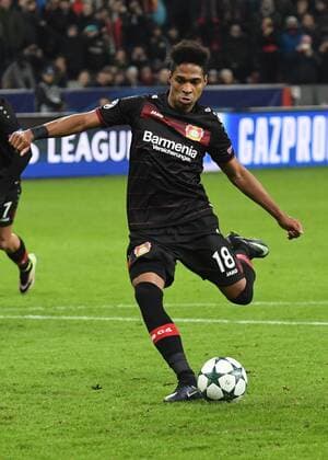 Fussball, UEFA Champions League, Saison 2016 2017, Bayer 04 Leverkusen- AS Monaco, FC 07.12.2016, Bayarena Leverkusen, Wnndell, Bayer 04 Leverkusen, Aktion, Einzelbild