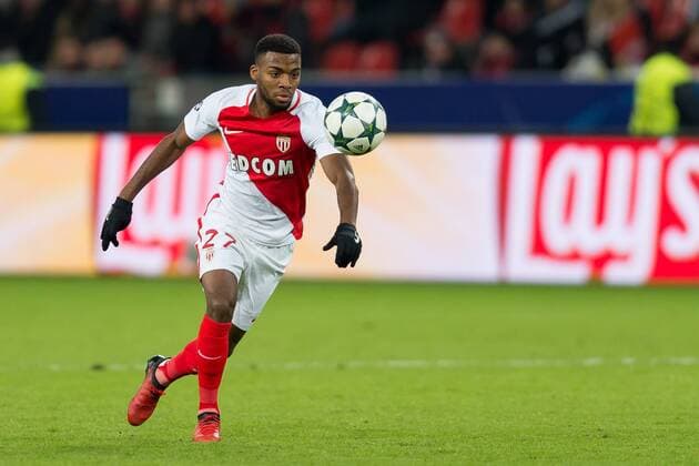 Leverkusen, Germany 07.12.2016, UEFA Champions League - 2016 17 Season, Group E - Matchday 6, Bayer 04 Leverkusen - AS Monaco FC, Thomas Lemar (MCO) in aktion ( DeFodi001