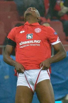 Themen der Woche - SPORT Bilder des Tages - SPORT 08.12.2016, xtkx, Fussball Europa League, FSV Mainz 05 - FK Qaebaelae, emspor, v.l. Jhon Cordoba (Mainz 05) , Mainz