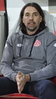 Deutschland - - Fussball - 8.12.2016 Europa League 1. Runde 1. FSV Mainz 05 (mz) - FK Qaebaelae (q) 2:0 Trainer Martin SCHMIDT (1. FSV Mainz 05) Fussball-Europa-League 1. FSV Mainz 05