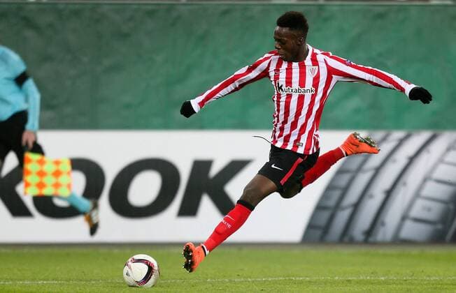 SOCCER - UEFA EL, Rapid vs Bilbao VIENNA,AUSTRIA,08.DEC.16 - SOCCER - UEFA Europa League, group stage, SK Rapid Wien vs Athletic Club Bilbao. Image shows Inaki Williams (Bilbao). GEPAxpictures xPhilippxBrem