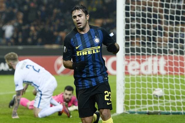 Europa League Inter Mailand - Sparta Prag Jubel gol Martin Eder 