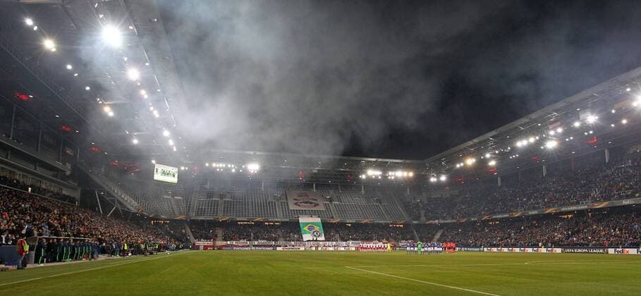 SOCCER - UEFA EL, RBS vs Schalke SALZBURG,AUSTRIA,08.DEC.16 - SOCCER - UEFA Europa League, group stage, Red Bull Salzburg vs FC Schalke 04. Image shows the Red Bull Arena. GEPAxpictures xThomasxBachun